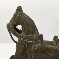 Indian Antique Brass Horse Temple Toy