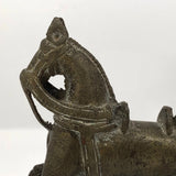 Indian Antique Brass Horse Temple Toy