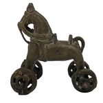 Indian Antique Brass Horse Temple Toy
