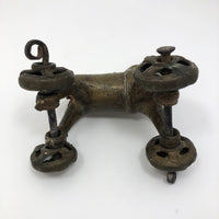 Indian Antique Brass Horse Temple Toy