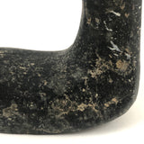 Striking Signed Inuit Black Stone Duck
