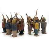 Amazing One of a Kind Folk Army of 26 Colorful Figures and Soldiers