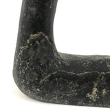 Striking Signed Inuit Black Stone Duck