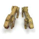 Marvelous Old Folk Art Noah's ark Animals, Lion and Tiger - A Pair