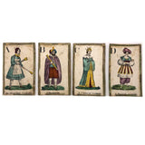 C. 1830s Handmade, Hand-colored Oversized Cards (Set of 24) Adapted from D.W. Kellogg's Alphabet of Different Nations