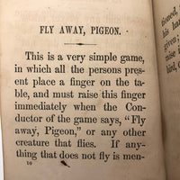 Fascinating Mid 19th C. British "Child's Playbook" with All Sorts of Elaborate Games