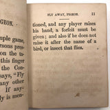Fascinating Mid 19th C. British "Child's Playbook" with All Sorts of Elaborate Games