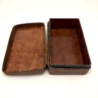 Beautifully Worn Old Leather Box
