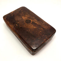 Beautifully Worn Old Leather Box