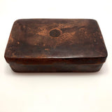 Beautifully Worn Old Leather Box