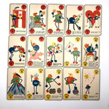 Snip Orakel Karten Mid-Century German Prophecy Cards