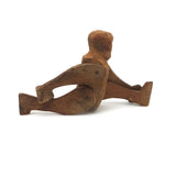 Primitively Carved, Jointed Man with Great Face