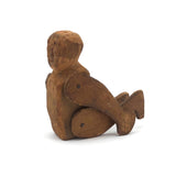 Primitively Carved, Jointed Man with Great Face