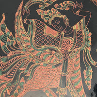 Burmese Yun-De Lacquer Box with 10 Plates