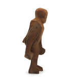 Primitively Carved, Jointed Man with Great Face