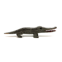 Wounded Old Folk Art Noah's Ark Crocodile