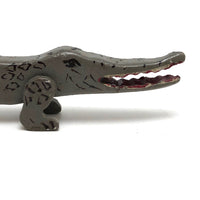 Wounded Old Folk Art Noah's Ark Crocodile