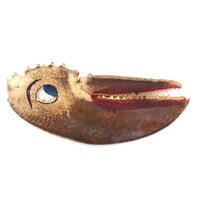 Huge Folk Art Lobster Claw Face!