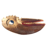 Huge Folk Art Lobster Claw Face!