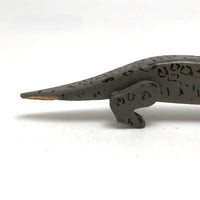 Wounded Old Folk Art Noah's Ark Crocodile