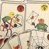 Snip Orakel Karten Mid-Century German Prophecy Cards