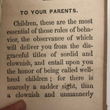 Fascinating Mid 19th C. British "Child's Playbook" with All Sorts of Elaborate Games