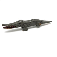 Wounded Old Folk Art Noah's Ark Crocodile
