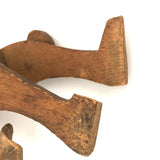 Primitively Carved, Jointed Man with Great Face