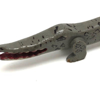 Wounded Old Folk Art Noah's Ark Crocodile