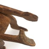 Primitively Carved, Jointed Man with Great Face