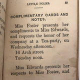 Fascinating Mid 19th C. British "Child's Playbook" with All Sorts of Elaborate Games