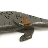 Wounded Old Folk Art Noah's Ark Crocodile