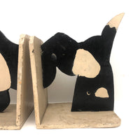 Folk Art Doggy Bookends!
