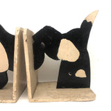 Folk Art Doggy Bookends!