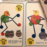 Snip Orakel Karten Mid-Century German Prophecy Cards