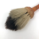 Antique Two-toned Horsehair Brush with Turned Handle