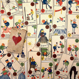 Snip Orakel Karten Mid-Century German Prophecy Cards