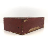 Great Old Make Do Cigar Box Marbles Solitaire Board