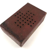 Great Old Make Do Cigar Box Marbles Solitaire Board