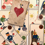 Snip Orakel Karten Mid-Century German Prophecy Cards