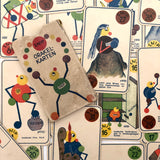 Snip Orakel Karten Mid-Century German Prophecy Cards