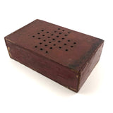 Great Old Make Do Cigar Box Marbles Solitaire Board