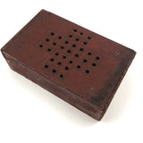 Great Old Make Do Cigar Box Marbles Solitaire Board