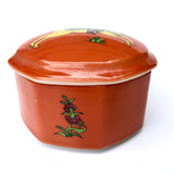 Pair of Vintage Mann, Japan ''Persian Hunter Circa 1642’ Handcrafted Porcelain Lidded Boxes / Bowls