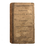 1844 Elementary Spelling Book by Noah Webster with Lots of Good Words!