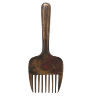 Gorgeous 19th C. Solid Brass Comb for Coverlet Manufacture, Pennsylvania