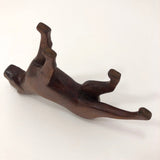 Hand-carved Wooden Boxer Dog