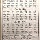 1844 Elementary Spelling Book by Noah Webster with Lots of Good Words!