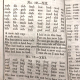 1844 Elementary Spelling Book by Noah Webster with Lots of Good Words!