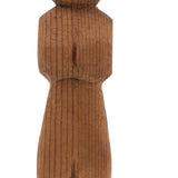Worried Looking Little Carved Woman